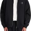 Champion Men's Legacy Puff Script Zip Thru Hoodie