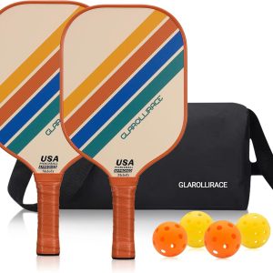 Pickleball Paddles Set of 2 | 4 Pickleball Rackets